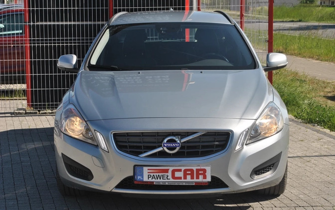 Volvo V60 cena 33500 przebieg: 163492, rok produkcji 2013 z Sulmierzyce małe 232